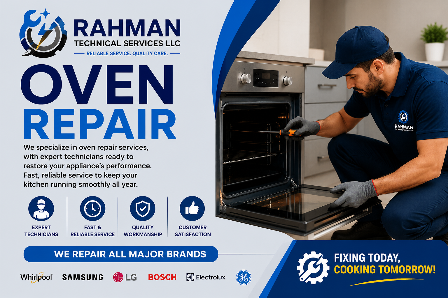 Oven repair